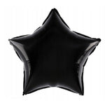 Balon din Folie Metalizata, Flippy, Figurina Stea, Model Simplu, Tematica Aniversare, 40 cm, Ambalaj Individual, Pai