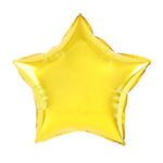 Balon din Folie Metalizata, Flippy, Figurina Stea, Model Simplu, Tematica Aniversare, 40 cm, Ambalaj Individual, Pai