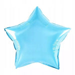 Balon din Folie Metalizata, Flippy, Figurina Stea, Model Simplu, Tematica Aniversare, 40 cm, Ambalaj Individual, Pai
