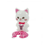 Balon din Folie Metalizata, Flippy, Figurine Animalute, Tip Bratara, Model Pisica, 13 x 35 cm, Ambalaj Individual, Pai