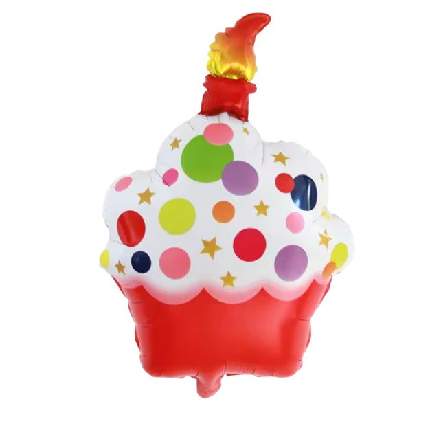 Balon din Folie Metalizata, Flippy, Figurine Dulciuri, Model 2, Tematica Prajitura Aniversara, 68x44 cm, Ambalaj
