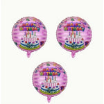 Balon din Folie Metalizata, Flippy, Figurine, Model 1, Happy Birthday, Tematica Aniversare, 45 cm, Ambalaj Individual,