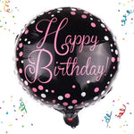 Balon din Folie Metalizata, Flippy, Figurine, Model 2, Happy Birthday, Tematica Aniversare, 45 cm, Ambalaj Individual,