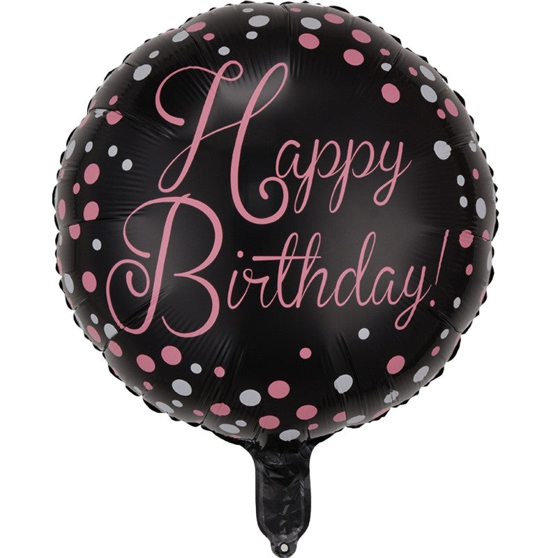 Balon din Folie Metalizata, Flippy, Figurine, Model 2, Happy Birthday, Tematica Aniversare, 45 cm, Ambalaj Individual,