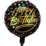 Balon din Folie Metalizata, Flippy, Figurine, Model 3, Happy Birthday, Tematica Aniversare, 45 cm, Ambalaj Individual,