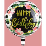 Balon din Folie Metalizata, Flippy, Figurine, Model 4, Happy Birthday, Tematica Aniversare, 45 cm, Ambalaj Individual,