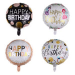 Balon din Folie Metalizata, Flippy, Figurine, Model 6, Happy Birthday, Tematica Aniversare, 45 cm, Ambalaj Individual,