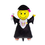 Balon din Folie Metalizata, Flippy, Figurina Absolvent, Tema Absolvire, 91x62 cm, Ambalaj Individual, Pai Inclus,