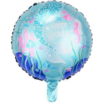 Balon din Folie Metalizata, Flippy, Mini Figurina Rotunda, Model Caluti de Mare, Happy Birthday, Tematica Aniversare,