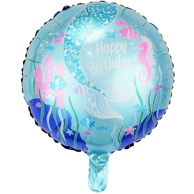 Balon din Folie Metalizata, Flippy, Mini Figurina Rotunda, Model Caluti de Mare, Happy Birthday, Tematica Aniversare,