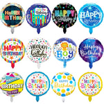 Balon din Folie Metalizata, Flippy, Mini Figurina Rotunda, Model Cer Instelat, Happy Birthday, Tematica Aniversare, 45