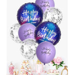 Balon din Folie Metalizata, Flippy, Mini Figurina Rotunda, Model Cer Instelat, Happy Birthday, Tematica Aniversare, 45