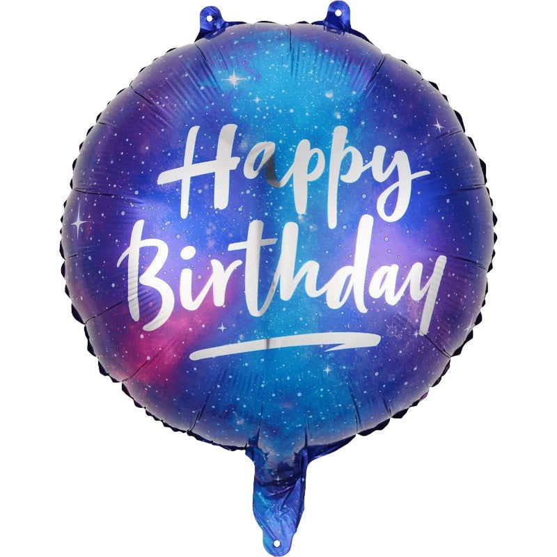 Balon din Folie Metalizata, Flippy, Mini Figurina Rotunda, Model Cer Instelat, Happy Birthday, Tematica Aniversare, 45