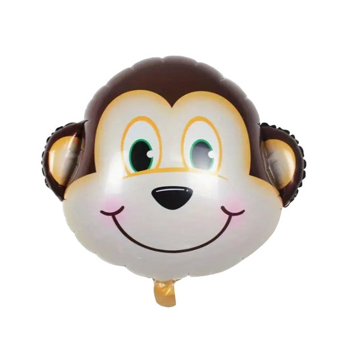 Balon din Folie Metalizata, Flippy, Mini Figurine Animalute, Model Maimutica, Tematica Aniversare, 42x42 cm, Ambalaj