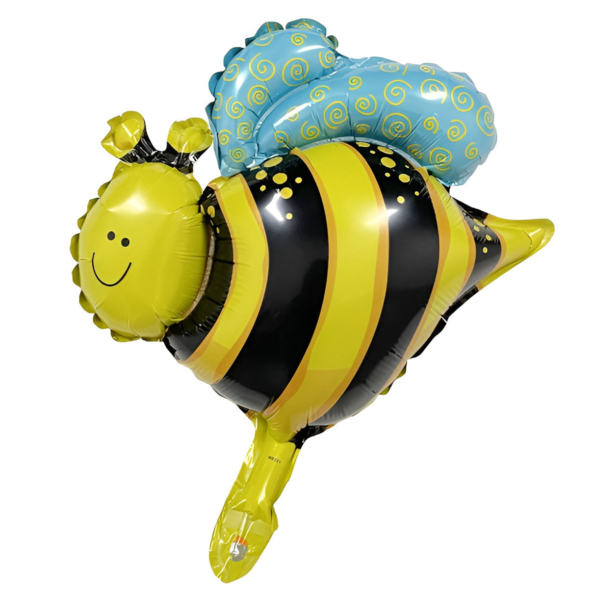 Balon din Folie Metalizata, Flippy, Mini Figurine, Model Albinuță, 36x42cm, Ambalaj Individual, Pai Inclus, Umflare cu