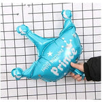 Balon din Folie Metalizata, Flippy, Mini Figurine, Model Coroana de Print, Tematica Aniversare, 42x38 cm, Ambalaj