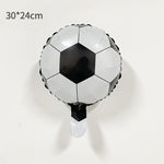 Balon din Folie Metalizata, Flippy, Mini Figurine, Model Minge de Fotbal, Tematica Aniversare, 30x24 cm, Ambalaj