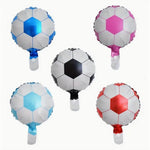 Balon din Folie Metalizata, Flippy, Mini Figurine, Model Minge de Fotbal, Tematica Aniversare, 30x24 cm, Ambalaj