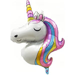 Balon din Folie Metalizata, Flippy, Mini Figurine, Model Unicorn, Tematica Aniversare, 115x76 cm, Ambalaj Individual,