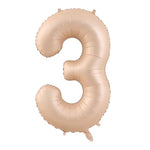 Balon din Folie Metalizata, Flippy, Figurina Cifra, Model 3, Tema Aniversare 100 cm, Ambalaj Individual, Pai Inclus,
