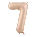 Balon din Folie Metalizata, Flippy, Figurina Cifra, Model 7, Tema Aniversare 100 cm, Ambalaj Individual, Pai Inclus,