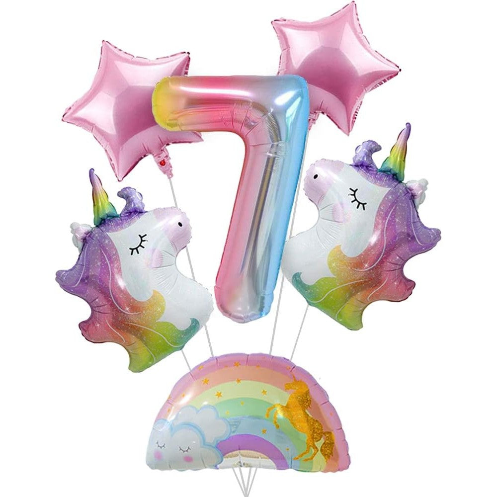 Balon din Folie Metalizata Gradient Flippy, Figurina Cifra, Tema Aniversare 100 cm, Ambalaj Individual, Pai inclus,