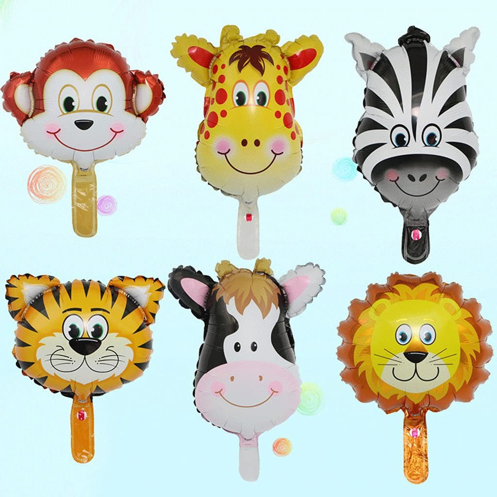 Balon din Folie Metalizata, Flippy, Mini Figurine Animalute, Model Tigru, Tematica Aniversare, 38x31 cm, Ambalaj