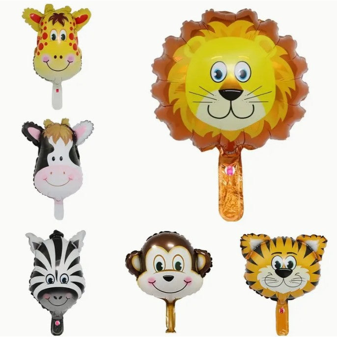 Balon din Folie Metalizata, Flippy, Mini Figurine Animalute, Model Tigru, Tematica Aniversare, 38x31 cm, Ambalaj