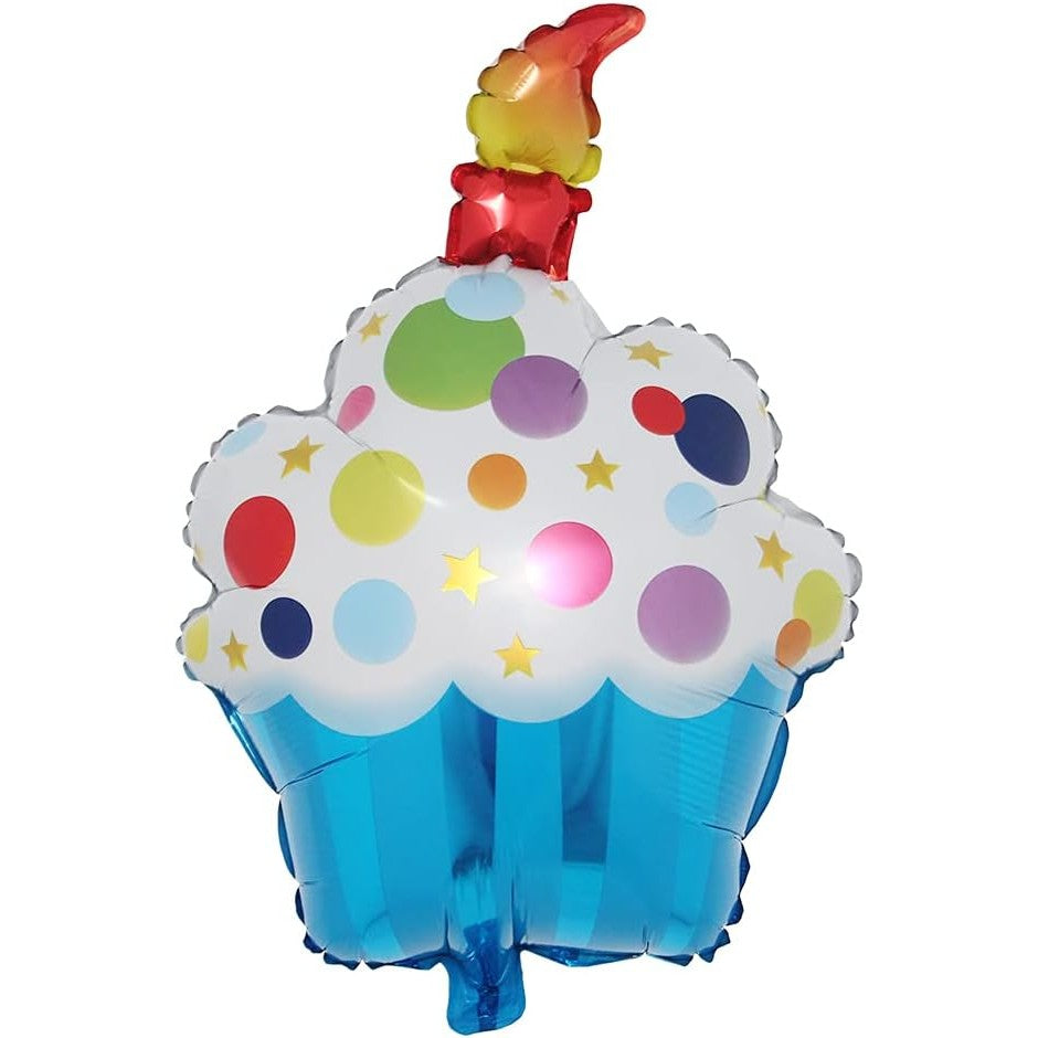 Balon din Folie Metalizata, Flippy, Figurine Dulciuri, Model 1, Tematica Prajitura Aniversara, 68x44 cm, Ambalaj