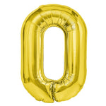 Balon din Folie Metalizata Flippy, Figurina Cifra, Tema Aniversare 40 cm, Ambalaj Individual, Pai inclus, Umflare cu