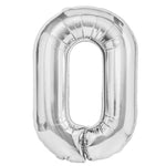 Balon din Folie Metalizata, Flippy, Figurina Cifra, Tema Aniversare 80 cm, Ambalaj Individual, Pai inclus, Umflare cu