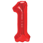 Balon din Folie Metalizata Flippy, Figurina Cifra, Tema Aniversare 40 cm, Ambalaj Individual, Pai inclus, Umflare cu