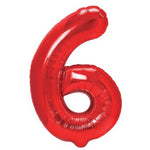 Balon din Folie Metalizata Flippy, Figurina Cifra, Tema Aniversare 40 cm, Ambalaj Individual, Pai inclus, Umflare cu
