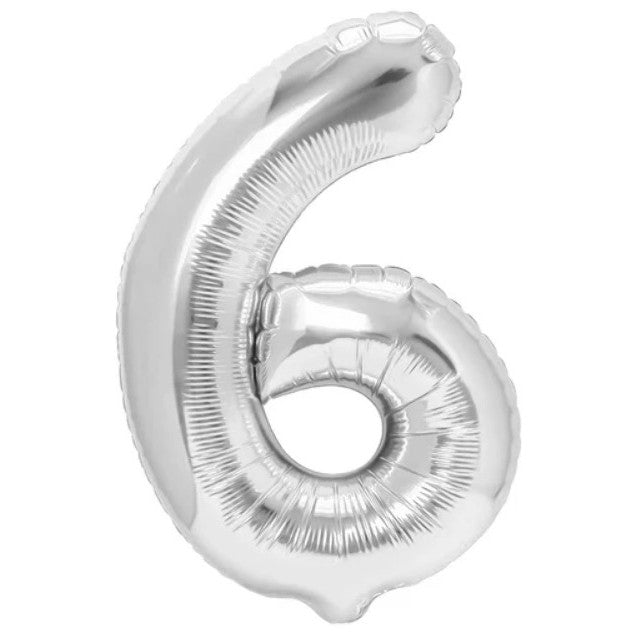 Balon din Folie Metalizata, Flippy, Figurina Cifra, Tema Aniversare 80 cm, Ambalaj Individual, Pai inclus, Umflare cu
