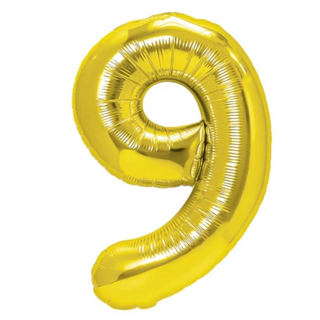 Balon din Folie Metalizata Flippy, Figurina Cifra, Tema Aniversare 80 cm, Ambalaj Individual, Pai inclus, Umflare cu