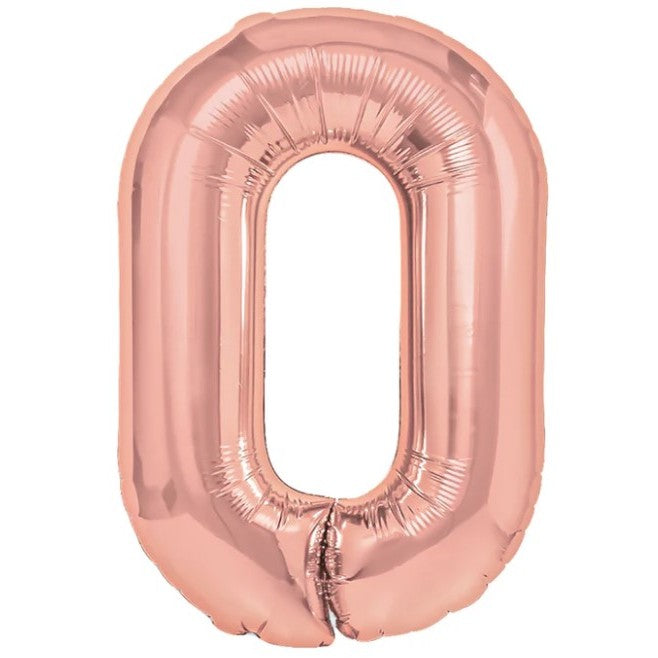 Balon din Folie Metalizata Flippy, Figurina Cifra, Tema Aniversare 40 cm, Ambalaj Individual, Pai inclus, Umflare cu