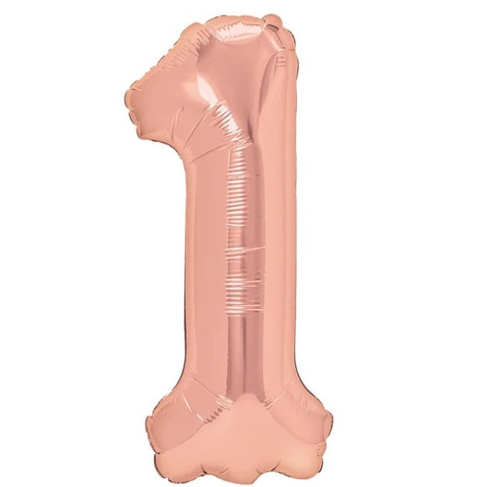 Balon din Folie Metalizata Flippy, Figurina Cifra, Tema Aniversare 40 cm, Ambalaj Individual, Pai inclus, Umflare cu