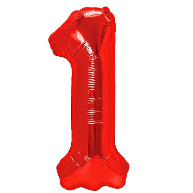 Balon din Folie Metalizata Flippy, Figurina Cifra, Tema Aniversare 80 cm, Ambalaj Individual, Pai inclus, Umflare cu