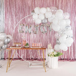Balon Folie Metalizata Litera J, Flippy, 40 cm, Umflati cu Heliu sau Aer, Ambalaj Individual, Pai inclus, Argintiu