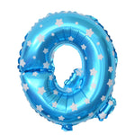 Balon Folie Metalizata Litera Q, Flippy, 40 cm, Cu Imprimeu Stelute, Umflati cu Heliu sau Aer, Ambalaj Individual, Pai