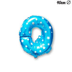 Balon Folie Metalizata Litera Q, Flippy, 40 cm, Cu Imprimeu Stelute, Umflati cu Heliu sau Aer, Ambalaj Individual, Pai