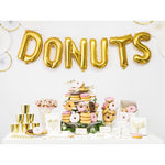 Balon Folie Metalizata Litera U, Flippy, 40 cm, Umflati cu Heliu sau Aer, Ambalaj Individual, Pai inclus, Auriu