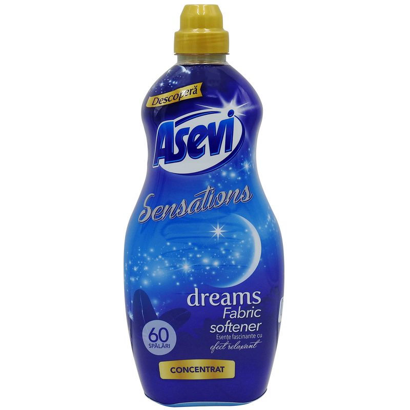 Balsam pentru Rufe, Asevi, 1.44 L Concentrat Dreams Suavizante 60 spalari