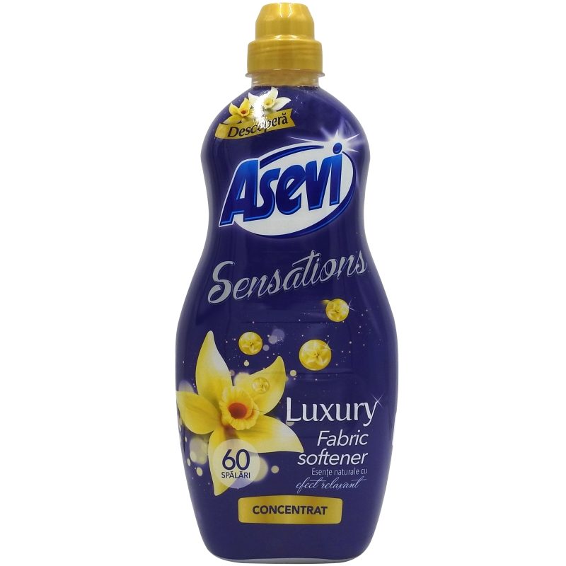 Balsam pentru Rufe, Asevi, 1.44 L Concentrat Sensations Luxury 60 spalari