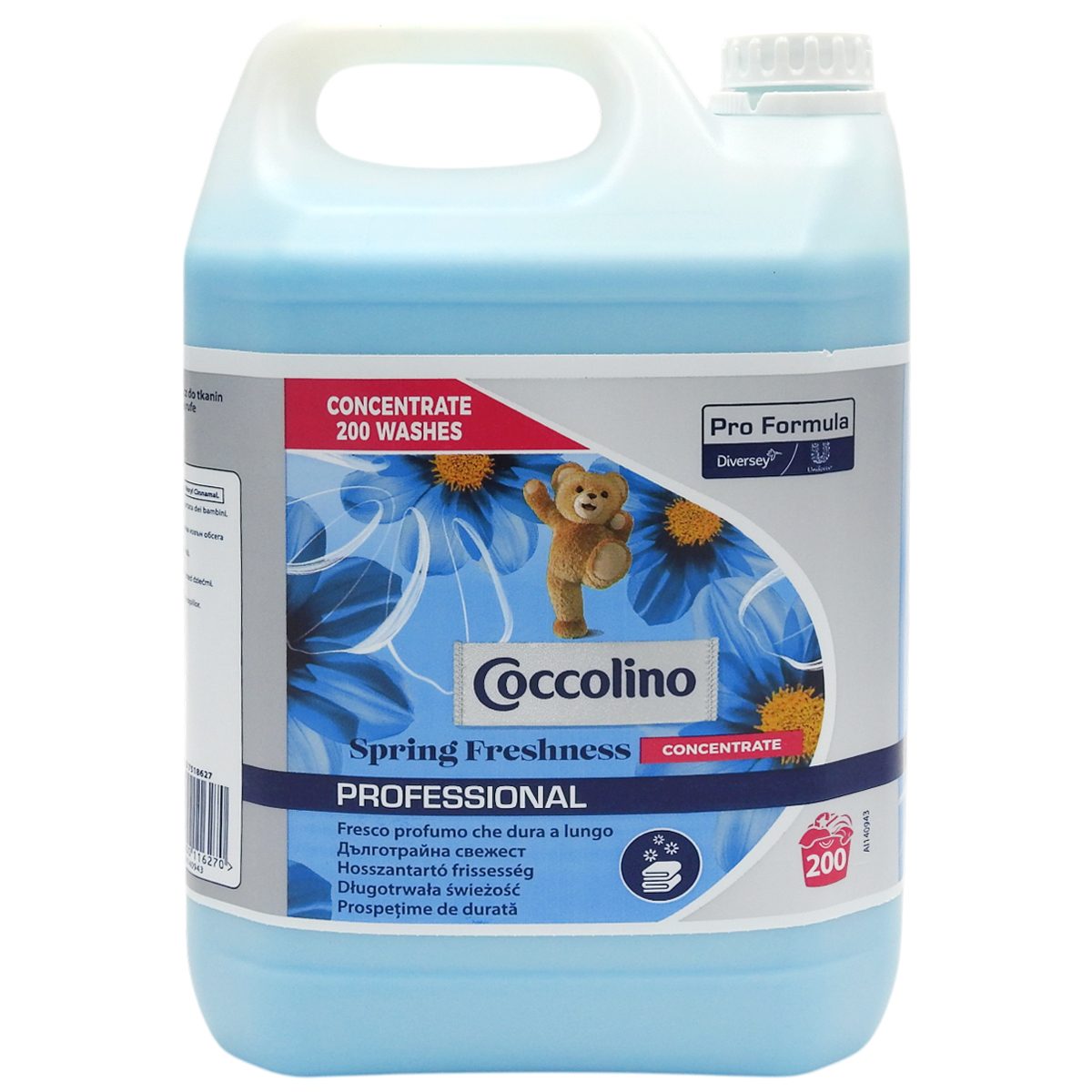 Coccolino Professional Spring Fresh Concentrated – Balsam Concentrat de Rufe, 5 L