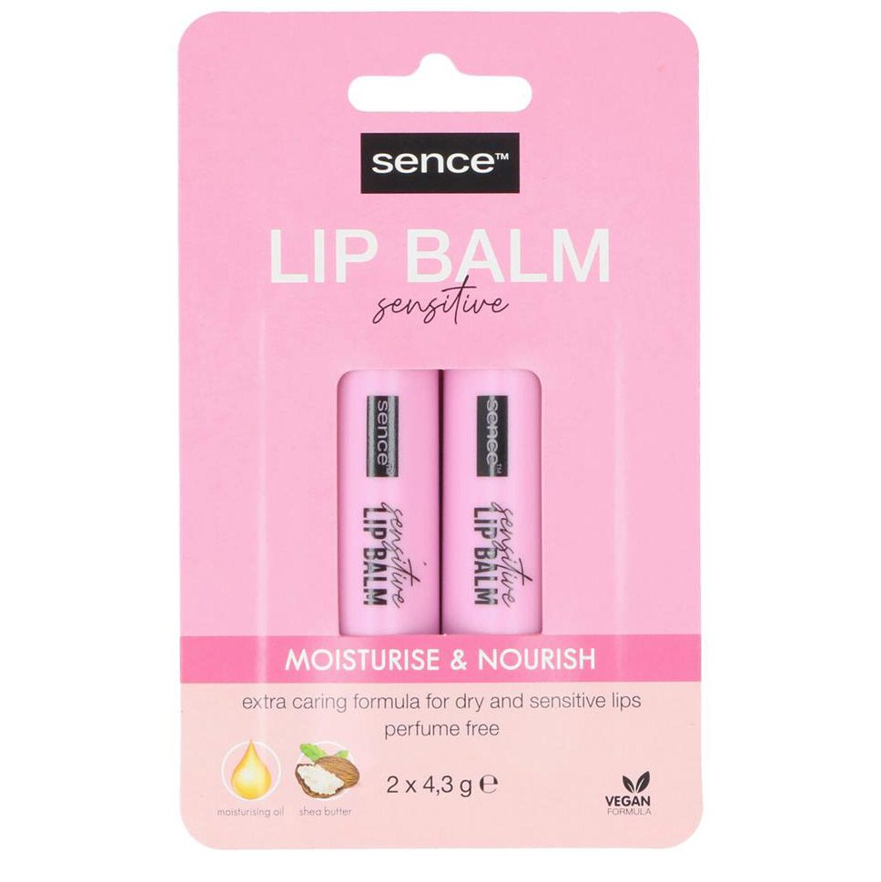 Balsam, Sence, Buze 2 X 4.3 g Sensitive