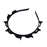 Bentita de Par pentru Femei, Flippy, Agrafa Stil Coreean, Accesoriu pentru Par cu Textura MultiStrat, 13 x 11.5 cm,