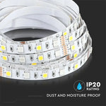 Banda LED SMD5050 60LED/m 357lm/m 8W/m RGB+W alb neutru IP20 5m V-TAC SKU-212552