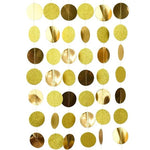 Banner cu Cerculete, Flippy, Tip Franjuri, 4 m, Rola de Ata Inclusa, Auriu