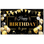 Banner Tip Fundal pentru Poze, Flippy, din Panza, Model Happy Birthday to You, 185 x 110 cm, Sfoara 6 m, Prindere in 4